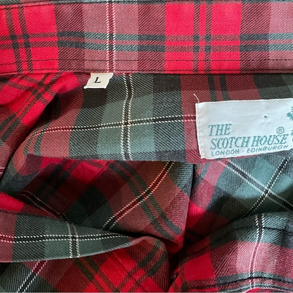 The Scotch House Men’s Vintage Plaid Shirt - Picture 4 of 5